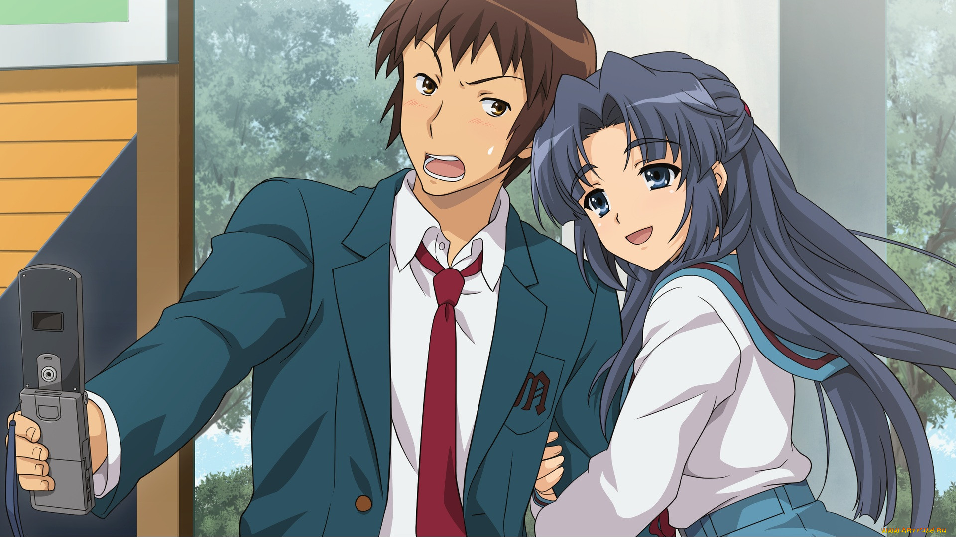 , the melancholy of haruhi suzumiya, , , suzumiya, haruhi, no, yuutsu, asakura, ryouko, , kyon